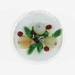 Paperweight, France, c. 1845-60. Creator: Saint-Louis Glassworks