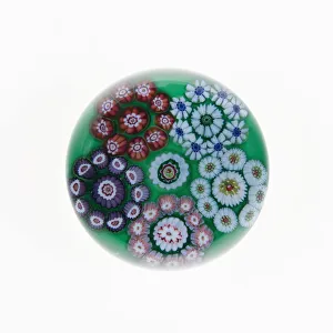 Paperweight, France, c. 1845 / 60. Creator: Clichy Glassworks