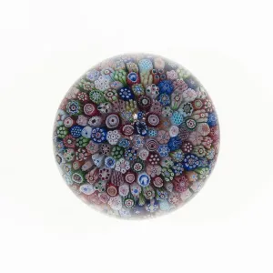 Lilac Collection: Paperweight, France, c. 1846-55. Creator: Baccarat Glasshouse