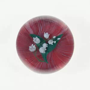 Czechoslovakian Gallery: Paperweight, France, c. 1870. Creator: Unknown