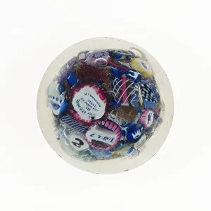 Paperweight Prints: Paperweight, Italy, 1847. Creator: Pietro Bigaglia