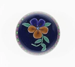 Paperweight Collection: Paperweight, Liege, c. 1850-1900. Creator: Val St. Lambert Co