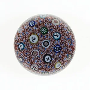 Paperweight, Luneville, 1848. Creator: Baccarat Glasshouse