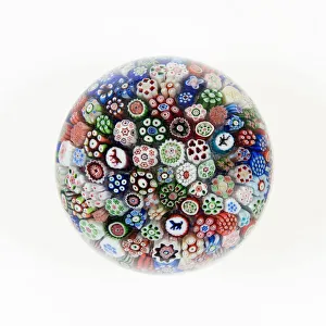 Paperweight, Luneville, 19th century. Creator: Baccarat Glasshouse