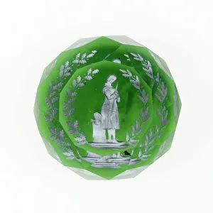 Paperweight, Luneville, c. 1846-55. Creator: Baccarat Glasshouse