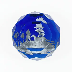 Paperweight, Luneville, c. 1846-55. Creator: Baccarat Glasshouse