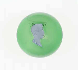 Paperweight, Luneville, c. 1846-55. Creator: Baccarat Glasshouse