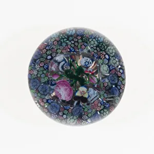 Paperweight, Luneville, c. 1846-55. Creator: Baccarat Glasshouse