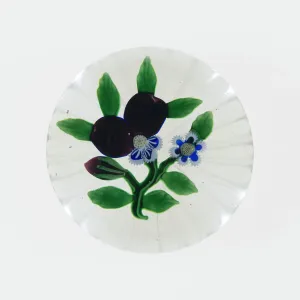 Lun And Xe9 Collection: Paperweight, Luneville, c. 1848-55. Creator: Baccarat Glasshouse