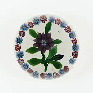 Paperweight, Luneville, c. 1848-55. Creator: Baccarat Glasshouse