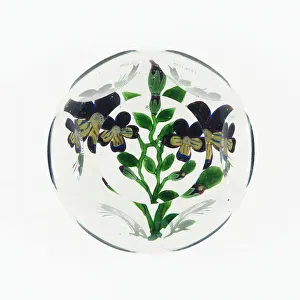 Paperweight, Luneville, c. 1848-55. Creator: Baccarat Glasshouse