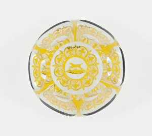 Lun And Xe9 Collection: Paperweight, Luneville, c. 1848-60. Creator: Baccarat Glasshouse