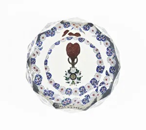 Paperweight, Luneville, c. 1848-60. Creator: Baccarat Glasshouse