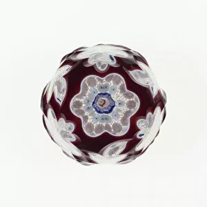 Millefiori Collection: Paperweight, New York City, 19th century. Creator: New England Glass Company