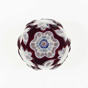 Millefiori Collection: Paperweight, New York City, 19th century. Creator: New England Glass Company