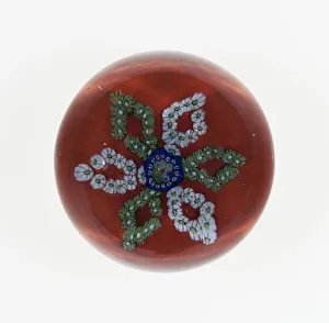 Paperweight, Saint-Louis, c. 1845-55. Creator: Saint-Louis Glassworks