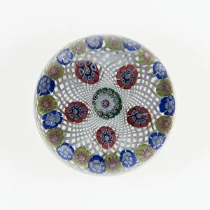 Paperweight, Saint-Louis, c. 1845-55. Creator: Saint-Louis Glassworks