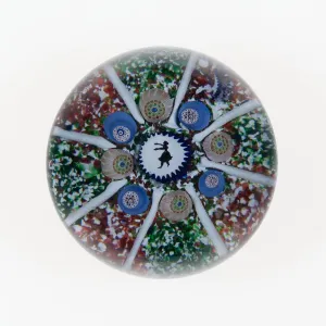 Millefiori Collection: Paperweight, Saint-Louis, c. 1848. Creator: Saint-Louis Glassworks