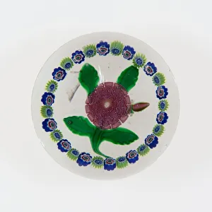 Paperweight, Saint-Louis, c. 1848-55. Creator: Saint-Louis Glassworks
