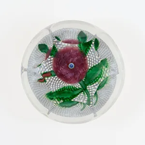 Paperweight, Saint-Louis, c. 1848-55. Creator: Saint-Louis Glassworks
