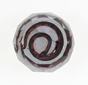 Paperweight, Saint-Louis, c. 1848-55. Creator: Saint-Louis Glassworks