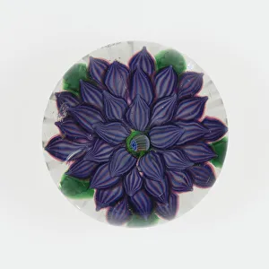 Paperweight, Saint-Louis, c. 1848-55. Creator: Saint-Louis Glassworks
