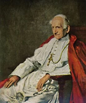 Eckstein Halpaus Gmbh Gallery: Papst Leo XIII. 1810-1903. - Gemalde von Fulop, 1934