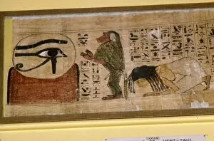 Deceased Gallery: Detail of Papyrus of Hent-Taul, Egypt, 21st Dynasty, c1069 BC - 945 BC