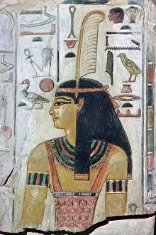 Truth Prints: Papyrus image of the goddess Maat