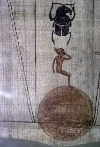 Detail of the papyrus of Queen Nejmet
