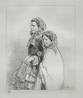 Paul Gavarni French Prints: Par-ci, par-la: My Daughter has sung, 1854-1856. Creator: Paul Gavarni (French, 1804-1866)