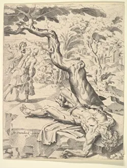 The Parable of the Good Samaritan, 1549. Creator: Dirck Volkertsen Coornhert