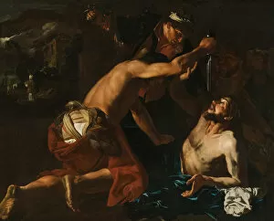 Humanity Gallery: The parable of the Good Samaritan, c. 1630-1631. Creator: Stomer, Matthias (ca.1600-after 1650)