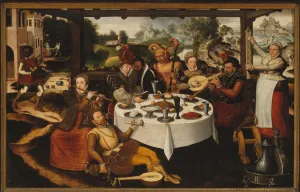 Wedding Prints: The Parable of the prodigal son. Creator: Pourbus, Frans, the Elder (1546-1581)