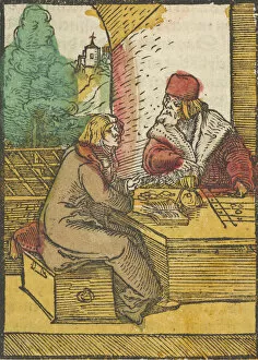 Images Dated 3rd December 2020: The Parable of the Rich Man and the Housekeeper, 2, from Das Plenarium, 1517