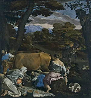 Sowing Prints: The Parable of the Sower, 1560. Creator: Jacopo Bassano il vecchio