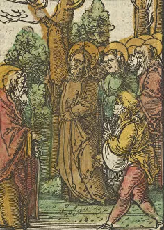 Images Dated 3rd December 2020: The Parable of the Sower and the Weeds, from Das Plenarium, 1517