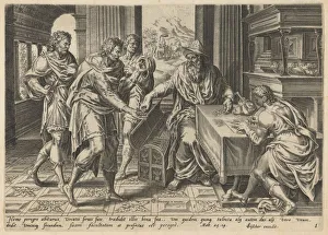 Affluence Prints: The Parable of the Talents. Artist: Doetechum, Lucas, van (c. 1530-c. 1584)