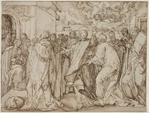 Late 16th Century Prints: The Parable of the Tribute Money, c