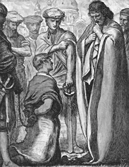 British Book Illustration Collection: Parable of the Unmerciful Servant. c1850-1890, (1923). Artist: John Everett Millais