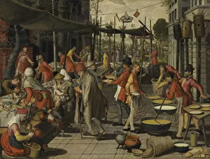 Weak Gallery: The Parable of the Wedding Feast. Creator: Aertsen, Pieter (1508-1575)