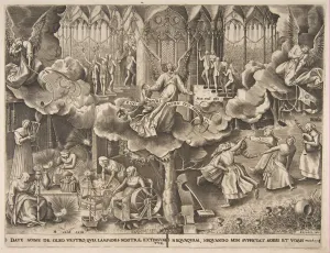 Preparation Prints: The Parable of the Wise and Foolish Virgins, ca. 1560-63. Creator: Philip Galle