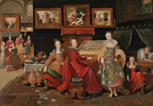 Desire Prints: The Parable of the Wise and Foolish Virgins. Creator: Lisaert, Pieter, (IV) (1595-1629/30)