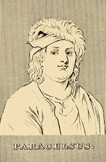 Alchemy Collection: Paracelsus, (1493-1541), 1830. Creator: Unknown