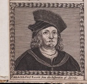 Paracelsus Prints: Paracelsus (From: The order of the Inspirati), 1659. Artist: Anonymous