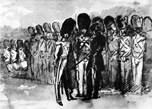 Paul George Prints: On Parade, (1930). Artist: Constantin Guys