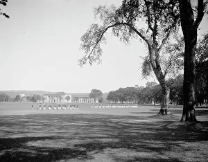Academy Prints: Parade grounds, West Point, N.Y. c.between 1910 and 1920. Creator: Unknown