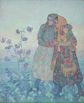 Scary Prints: A Parade of Highland Women. Decorative Panel from the Bronislawa and Kazimierz Dluski