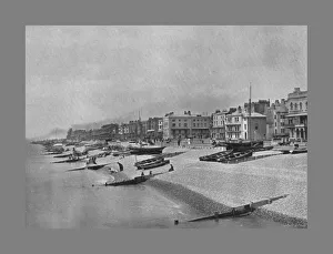 Sights And Scenes Prints: The Parade Worthing, c1900. Artist: William James Gardiner