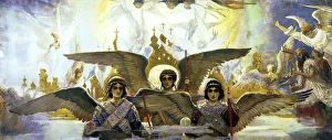 Before the Paradies, (Central part), 1885-1896. Artist: Viktor Mihajlovic Vasnecov Before the Paradies, (Central part), 1885-1896. Artist: Viktor Mihajlovic Vasnecov